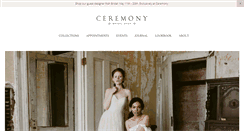 Desktop Screenshot of ceremony-boston.com